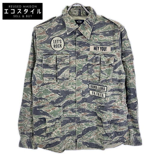 HYSTERIC GLAMOUR ヒステリックグラマー 4AH-1031 タイガーカモ ワッペン BDUジャケット ジャケット