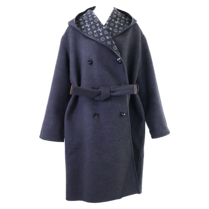 LOUIS VUITTON ルイヴィトン 【美品/国内正規/23年製】FPCX14QWE ウールｘシルク ベルト付 ダブルブレスト コート