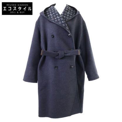LOUIS VUITTON ルイヴィトン 【美品/国内正規/23年製】FPCX14QWE ウールｘシルク ベルト付 ダブルブレスト コート