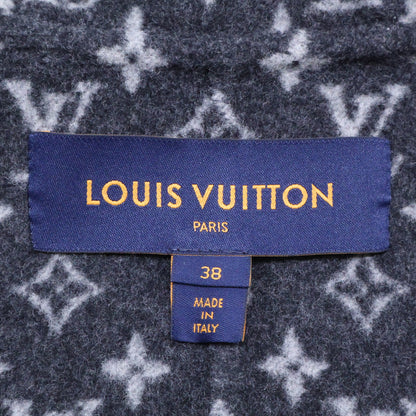 LOUIS VUITTON ルイヴィトン 【美品/国内正規/23年製】FPCX14QWE ウールｘシルク ベルト付 ダブルブレスト コート