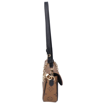 LOUIS VUITTON ルイヴィトン 美品 M26587 モノグラムリバース ウォレットオンチェーン アイビー 2WAY チェーン ショルダーバッグ