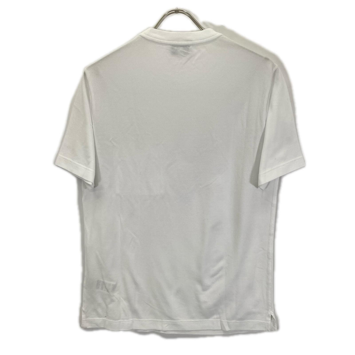 HERMES エルメス 32-5705 ホワイト H刺繍 クルーネック ポケットTシャツ トップス