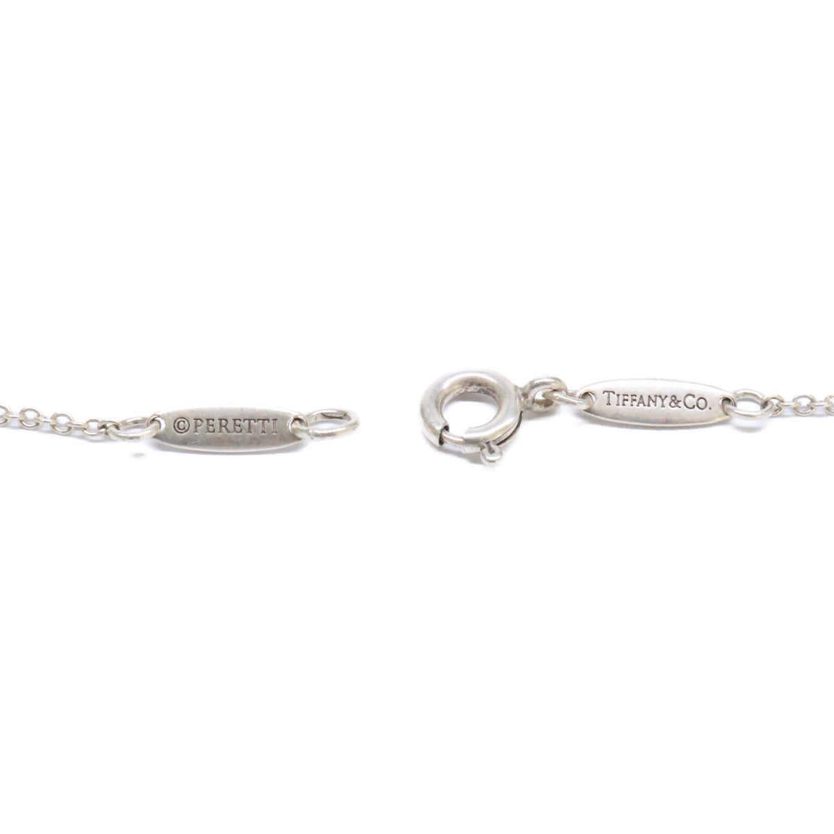 TIFFANY&Co. ティファニー AG925 ミニ オープンハート ネックレス
