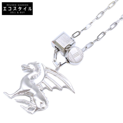 HERMES エルメス 新品同様 ドラゴン タリスマン ペンダント ネックレス