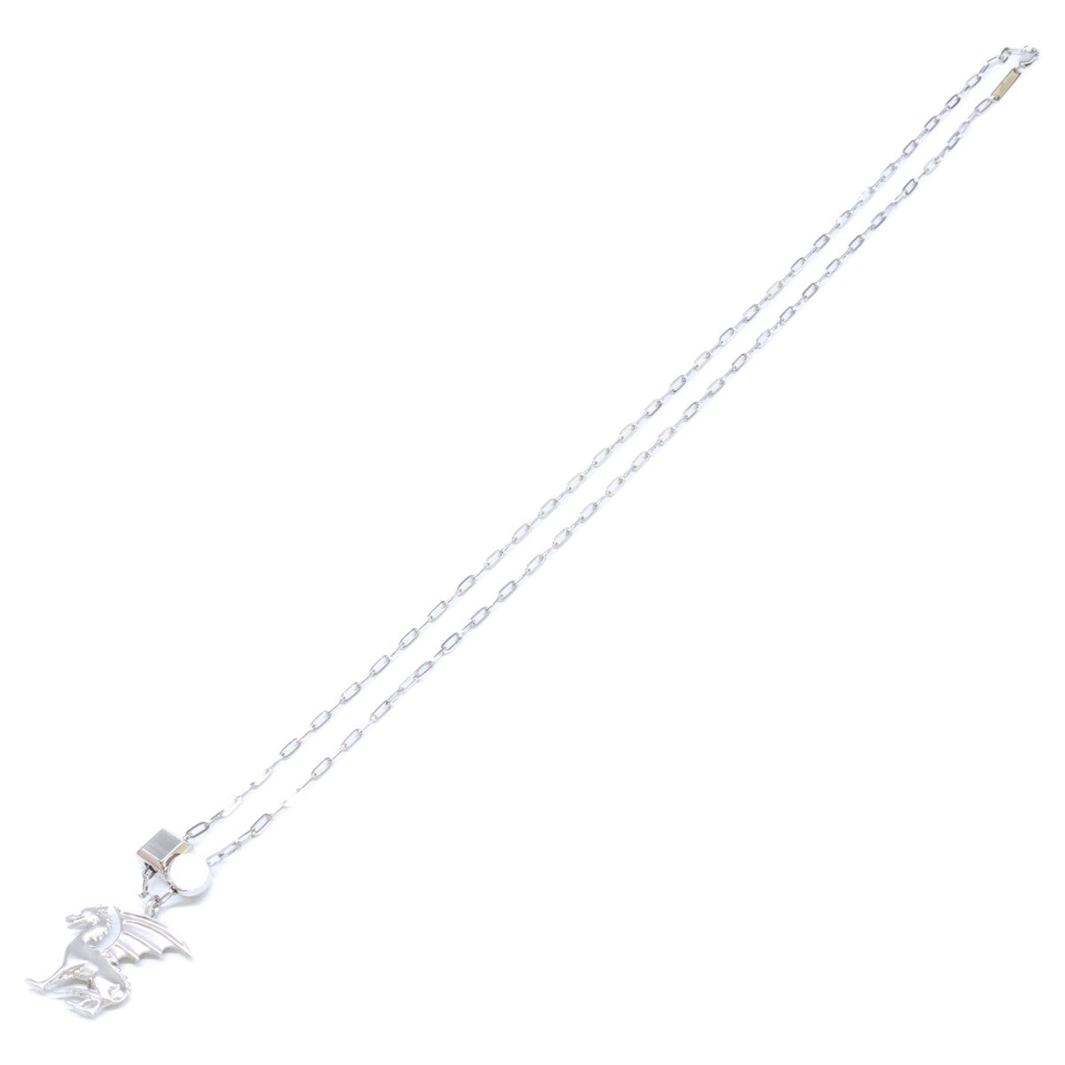 HERMES エルメス 新品同様 ドラゴン タリスマン ペンダント ネックレス