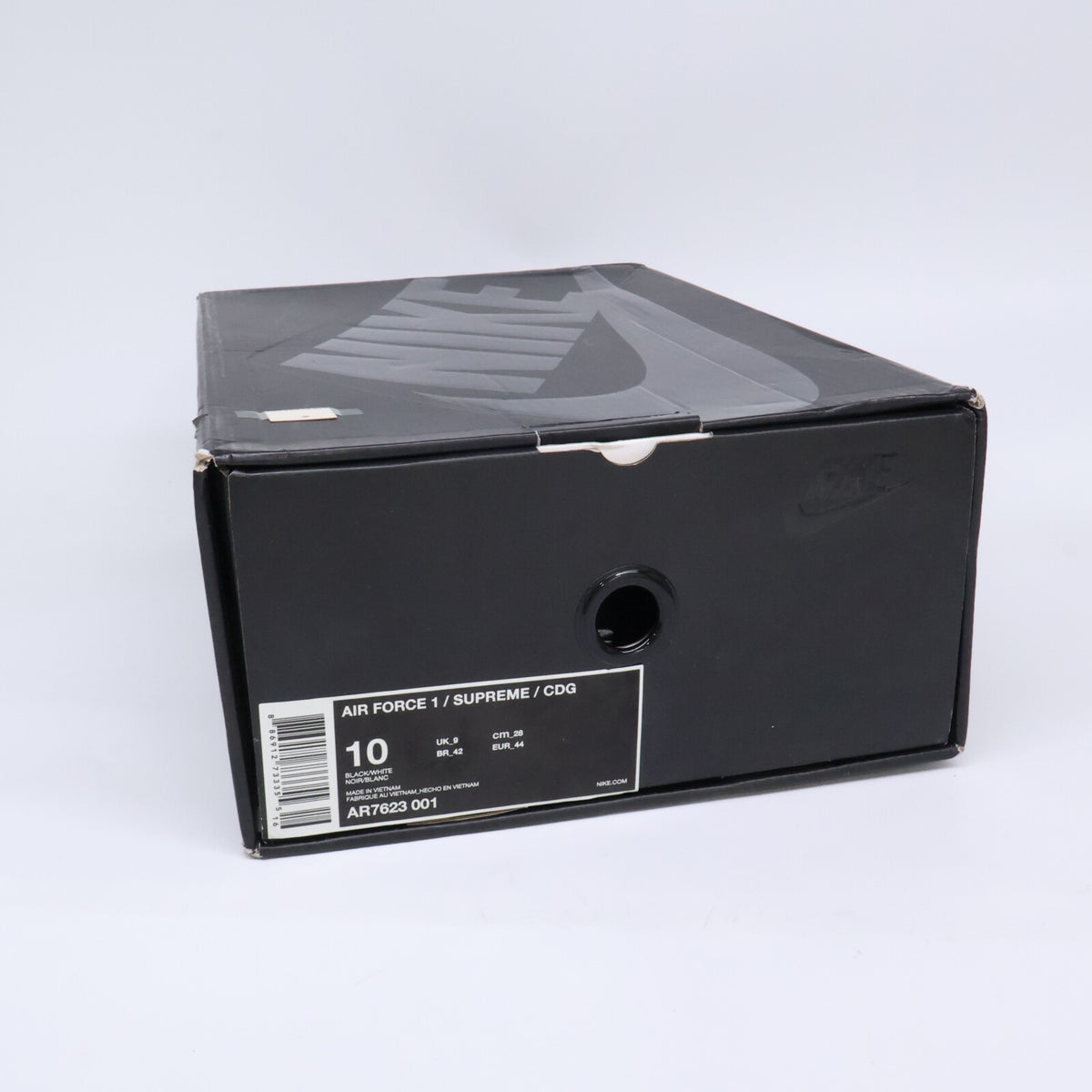 NIKE ナイキ ｘSupreme ｘ COMME des GARCONS SHIRT【新品同様】AR7623-001 AIR FORCE 1 エアフォース1 スニーカー シューズ