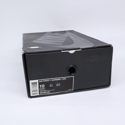 NIKE ナイキ ｘSupreme ｘ COMME des GARCONS SHIRT【新品同様】AR7623-001 AIR FORCE 1 エアフォース1 スニーカー シューズ