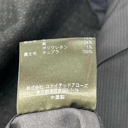 SOVEREIGN ソブリン 1122-161-5498 BREEZY コットン×リネン ネイビー シングルジャケット ジャケット