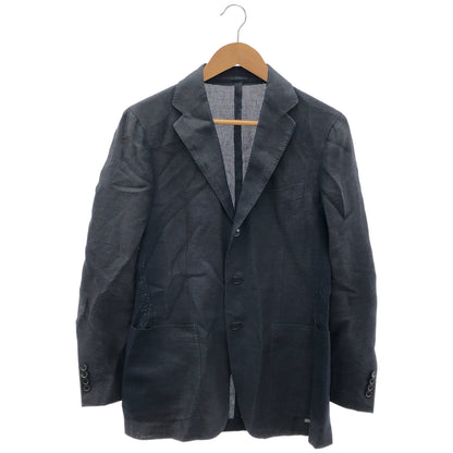 SOVEREIGN ソブリン 1122-110-3154 ネイビー リネン ジャケット トップス