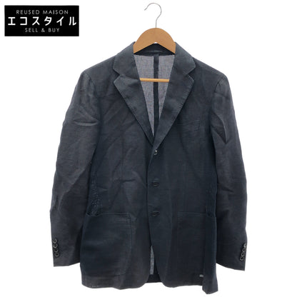 SOVEREIGN ソブリン 1122-110-3154 ネイビー リネン ジャケット トップス