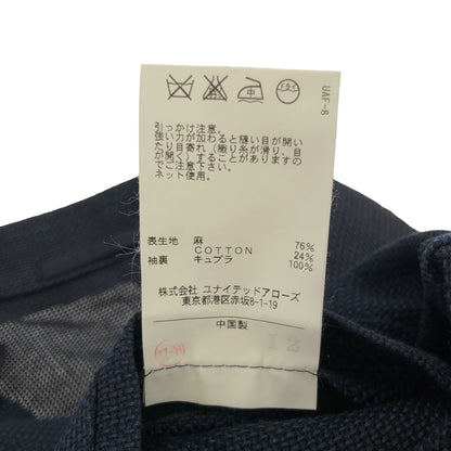 SOVEREIGN ソブリン 1122-110-3154 ネイビー リネン ジャケット トップス