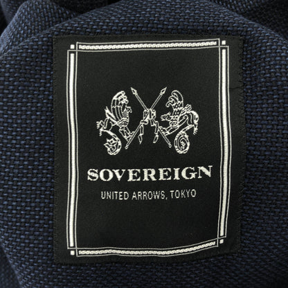 SOVEREIGN ソブリン 1122-110-3154 ネイビー リネン ジャケット トップス