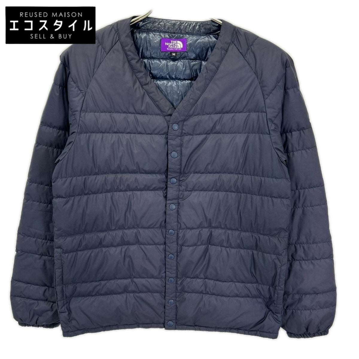 THE NORTH FACE PURPLE LABEL ザ ノースフェイス パープルレーベル ND2461N ネイビー 光電子 ノーカラー インナーダウンジャケット ジャケット