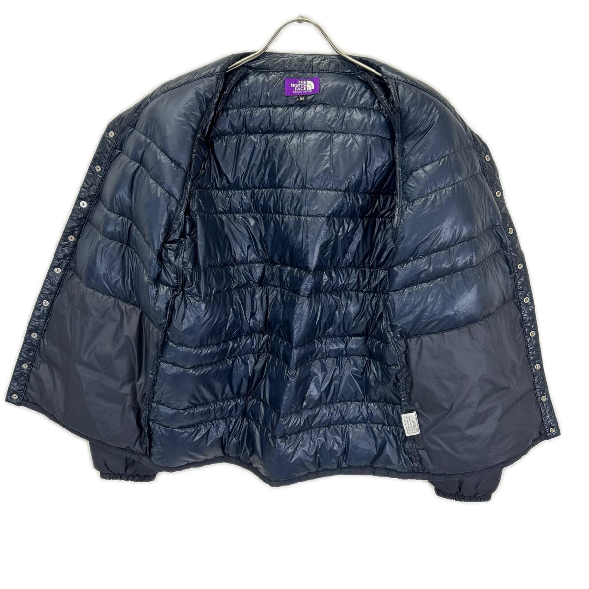 THE NORTH FACE PURPLE LABEL ザ ノースフェイス パープルレーベル ND2461N ネイビー 光電子 ノーカラー インナーダウンジャケット ジャケット