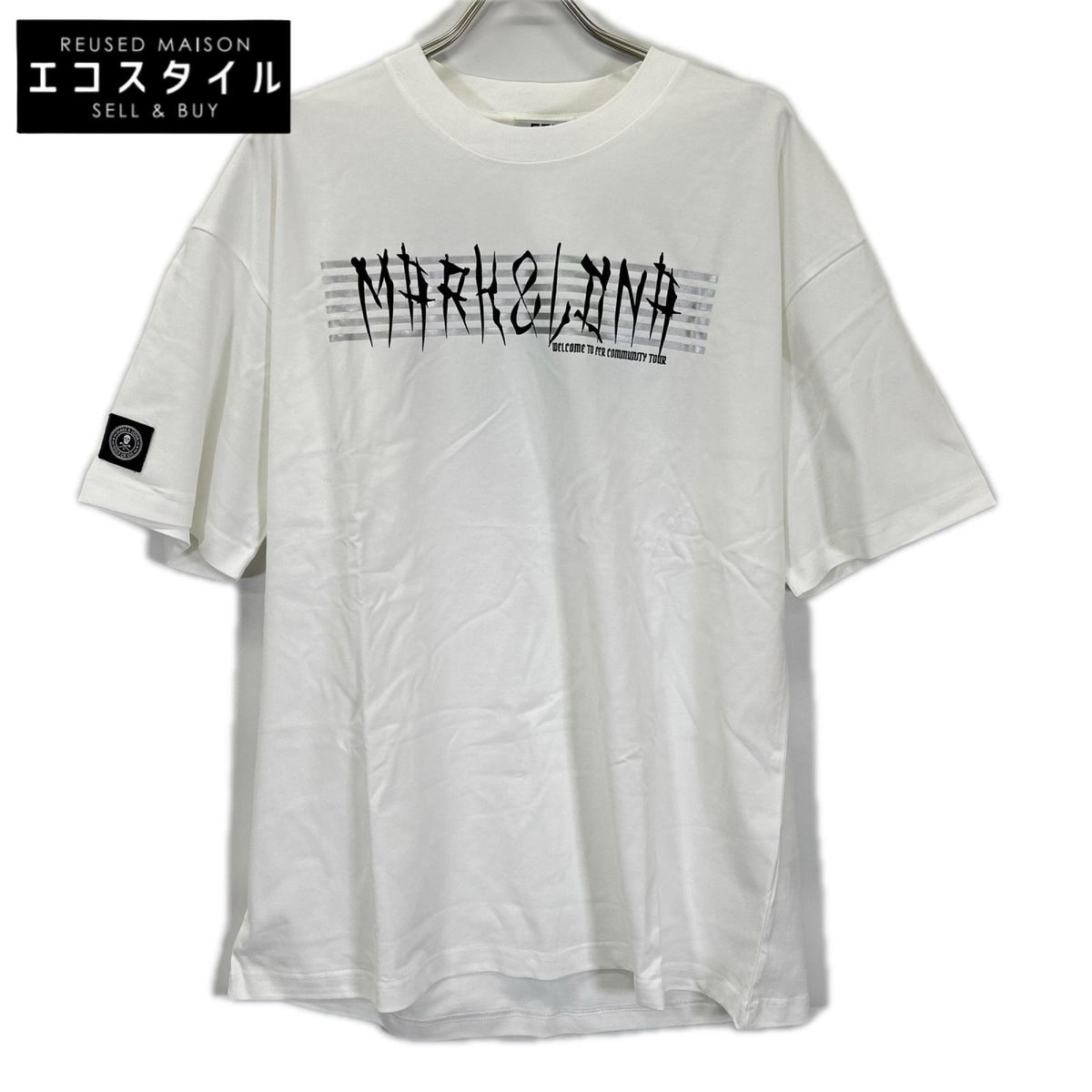 MARK&LONA マークアンドロナ MFMー5CーAA02 ホワイト FER Metal Tee トップス