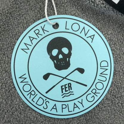 MARK&LONA マークアンドロナ MFM-6A-AD20 グレー Johnson Skull Vintage Zip Hoodie トップス