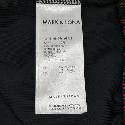MARK&LONA マークアンドロナ MFM-6A-AP01 ブラック Electra Skull Gradient Polo トップス