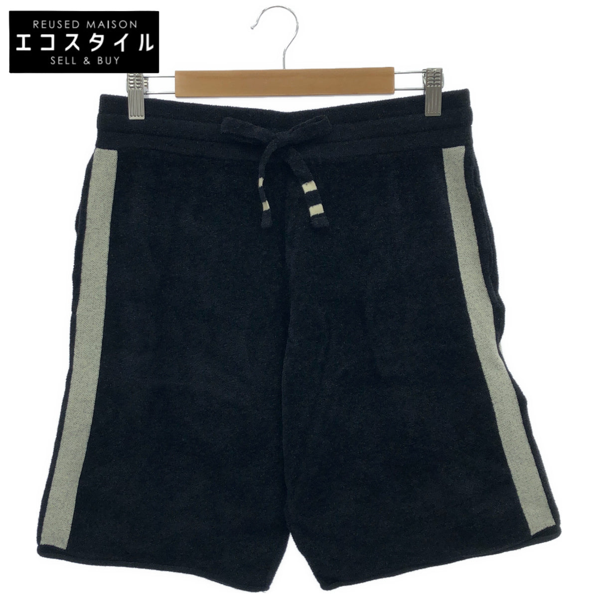 MARK&LONA マークアンドロナ MFM-6AーAT10 ブラック Plush Velour Touch Shorts ボトムス