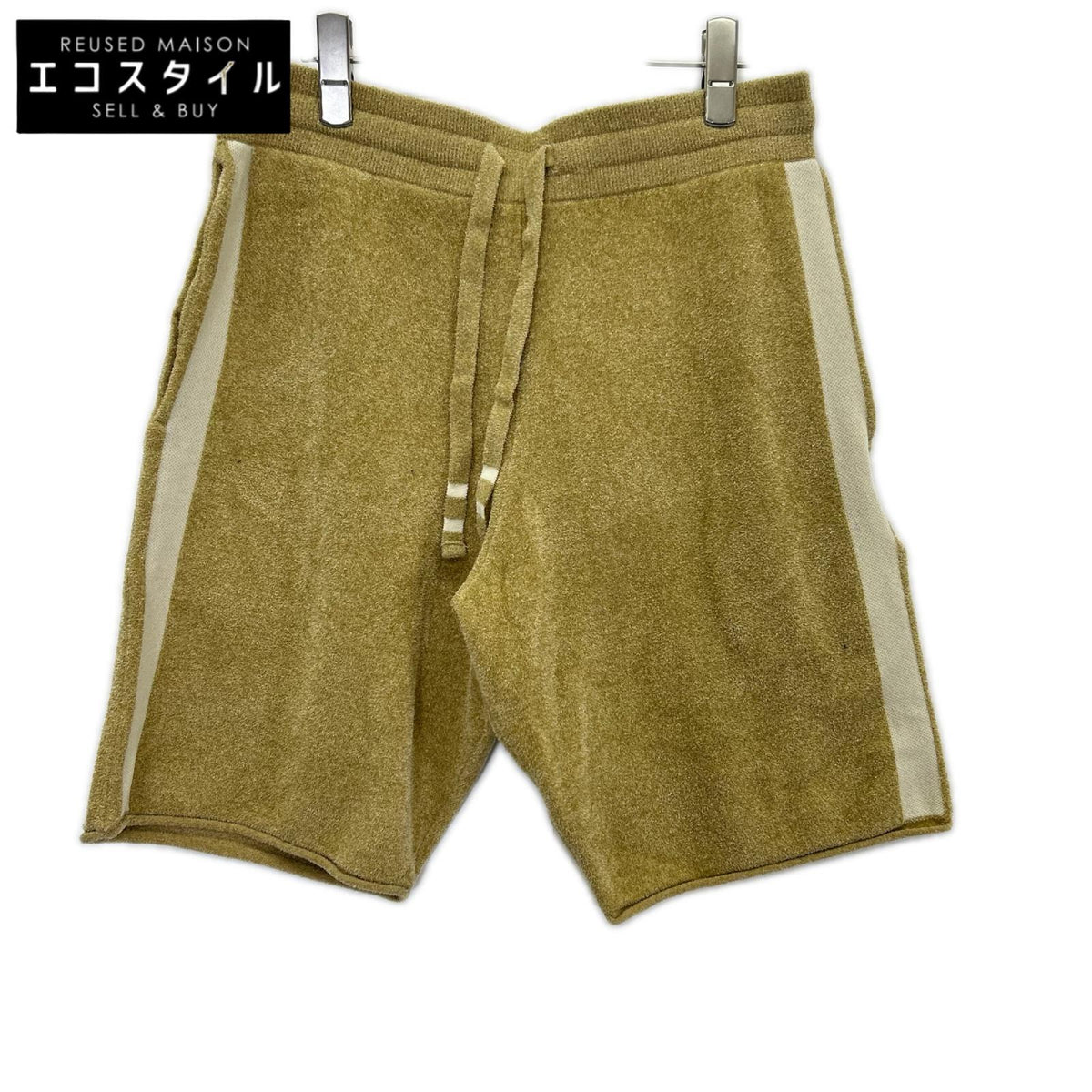 MARK&LONA マークアンドロナ MFM-6AーAT10 ベージュ Plush Velour Touch Shorts ボトムス