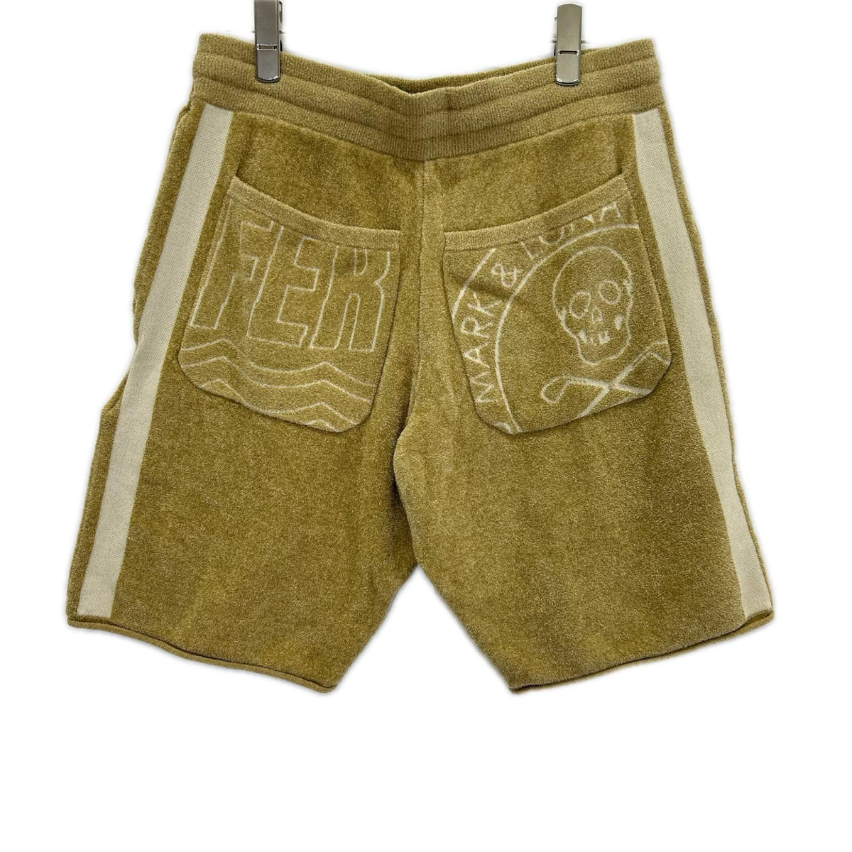 MARK&LONA マークアンドロナ MFM-6AーAT10 ベージュ Plush Velour Touch Shorts ボトムス