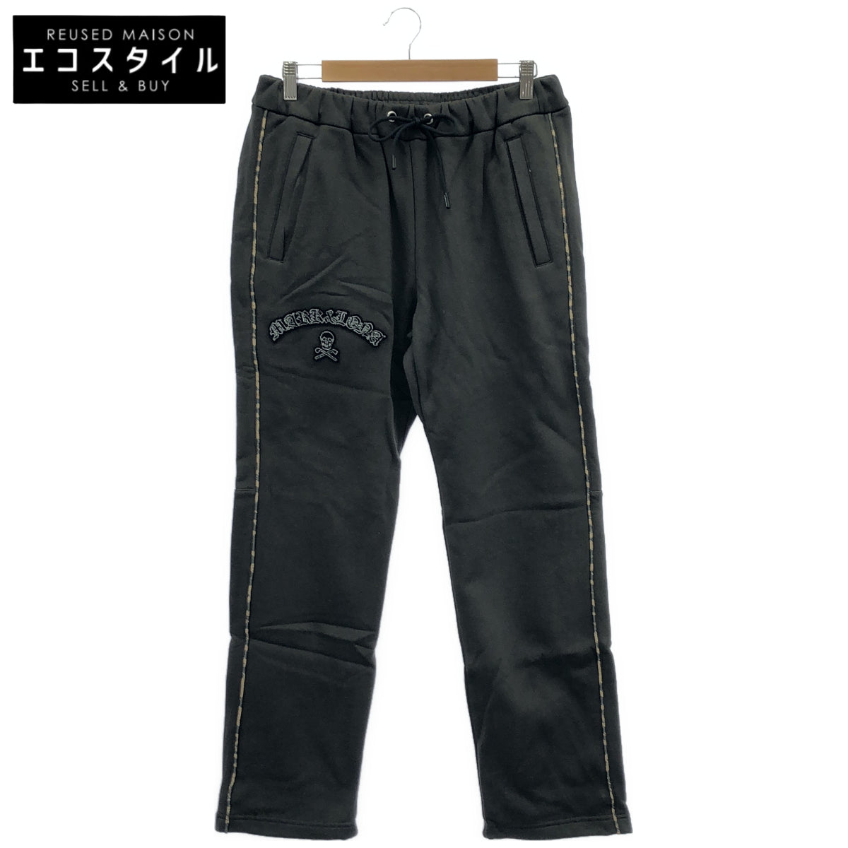 MARK&LONA マークアンドロナ MLM-6A-AT22 ブラック Pantera Piping Lounge Pants ボトムス