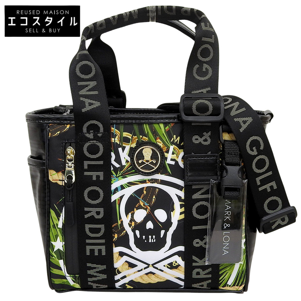 MARK&LONA マークアンドロナ 新品同様 Riviera Cart Tote トートバッグ レディース ブラック MLAー6A-SB42 トートバッグ