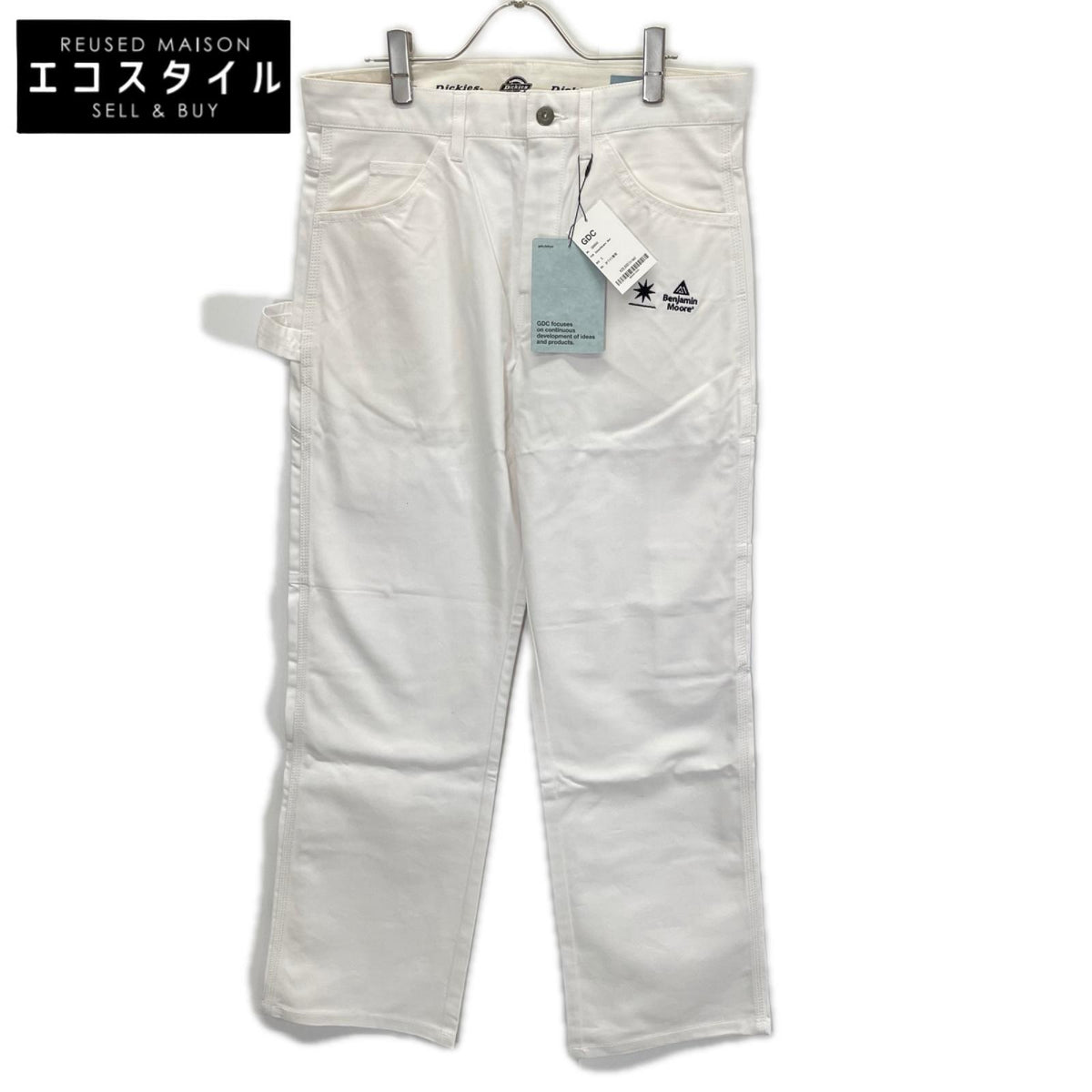 GDC ジーディーシー Dickies×Benjamin Moor GD0045ホワイト cargo pants ボトムス