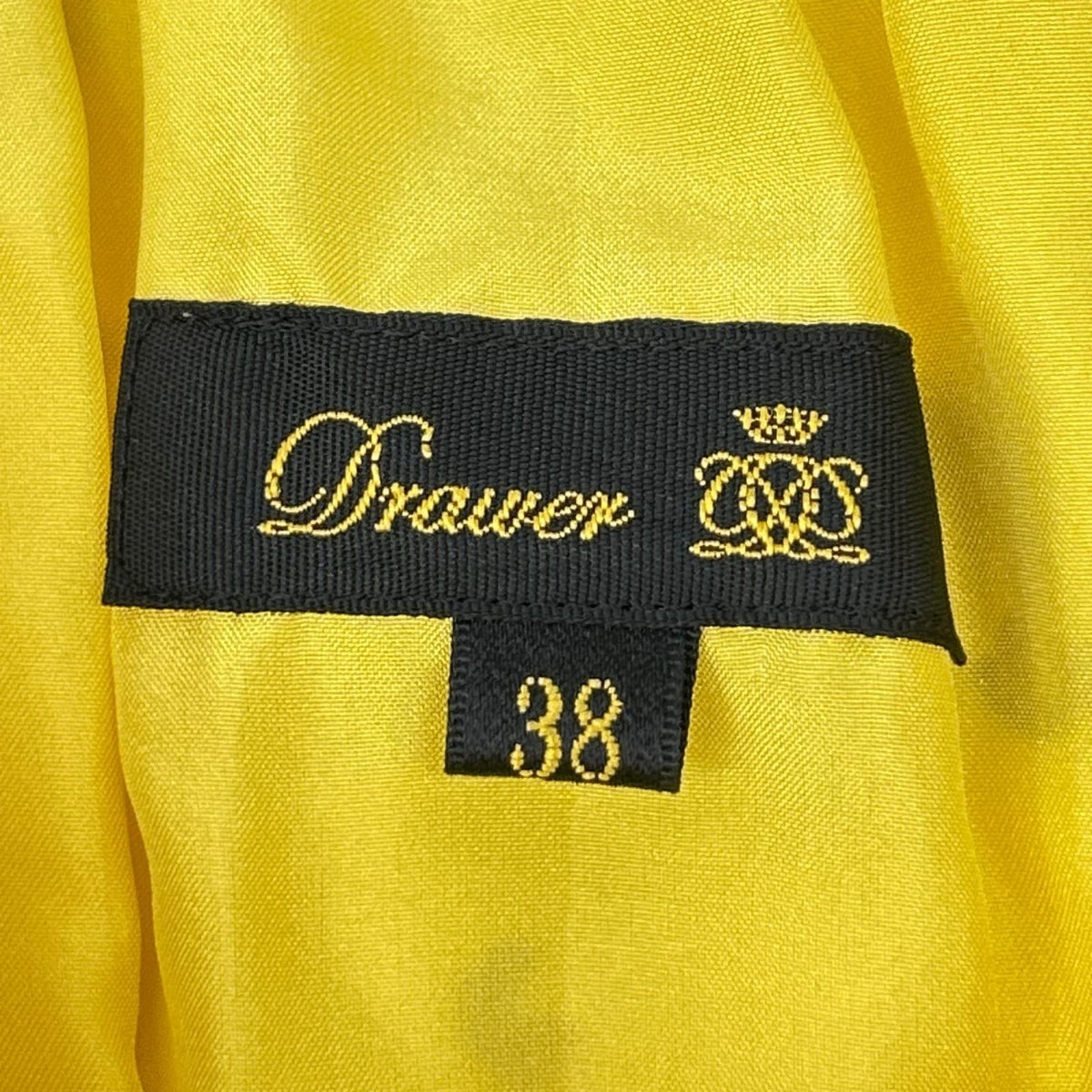 DRAWER ドゥロワー 6524-299-1306 総柄 ティアード コットン×シルク マキシスカート スカート
