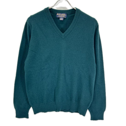 BrooksBrothers ブルックスブラザーズ グリーン系 カシミヤ Vネック ニット トップス