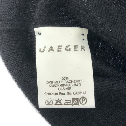 JAEGER イエーガー ブラック カシミヤ タートルネック ニット トップス