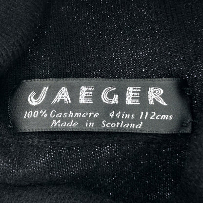 JAEGER イエーガー ブラック カシミヤ タートルネック ニット トップス