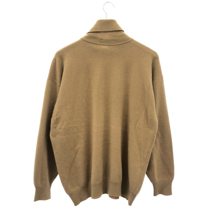 JAEGER イエーガー ベージュ カシミヤ タートルネック ニット トップス