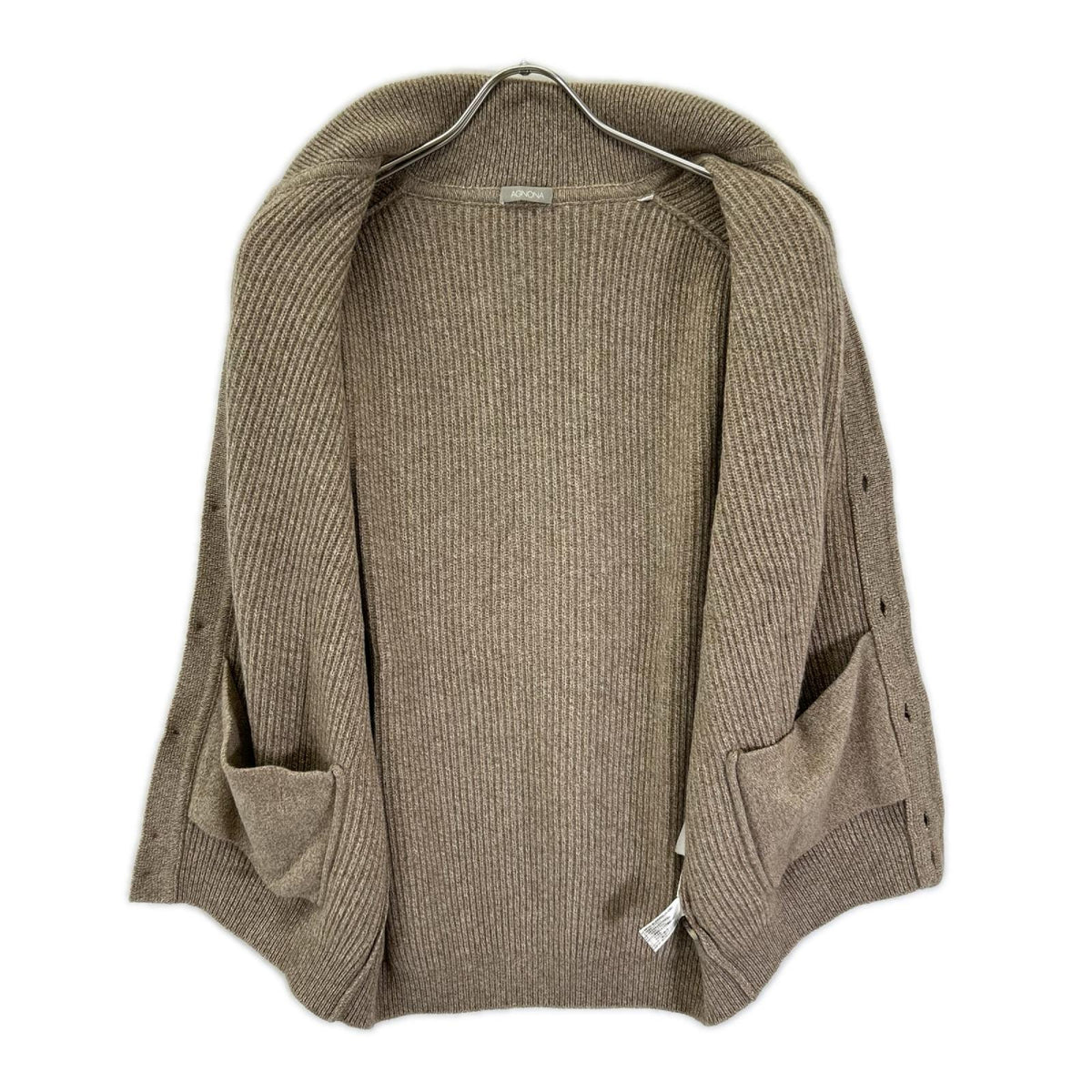 AGNONA アニオナ ベージュ カシミヤ ニット ベスト ベスト