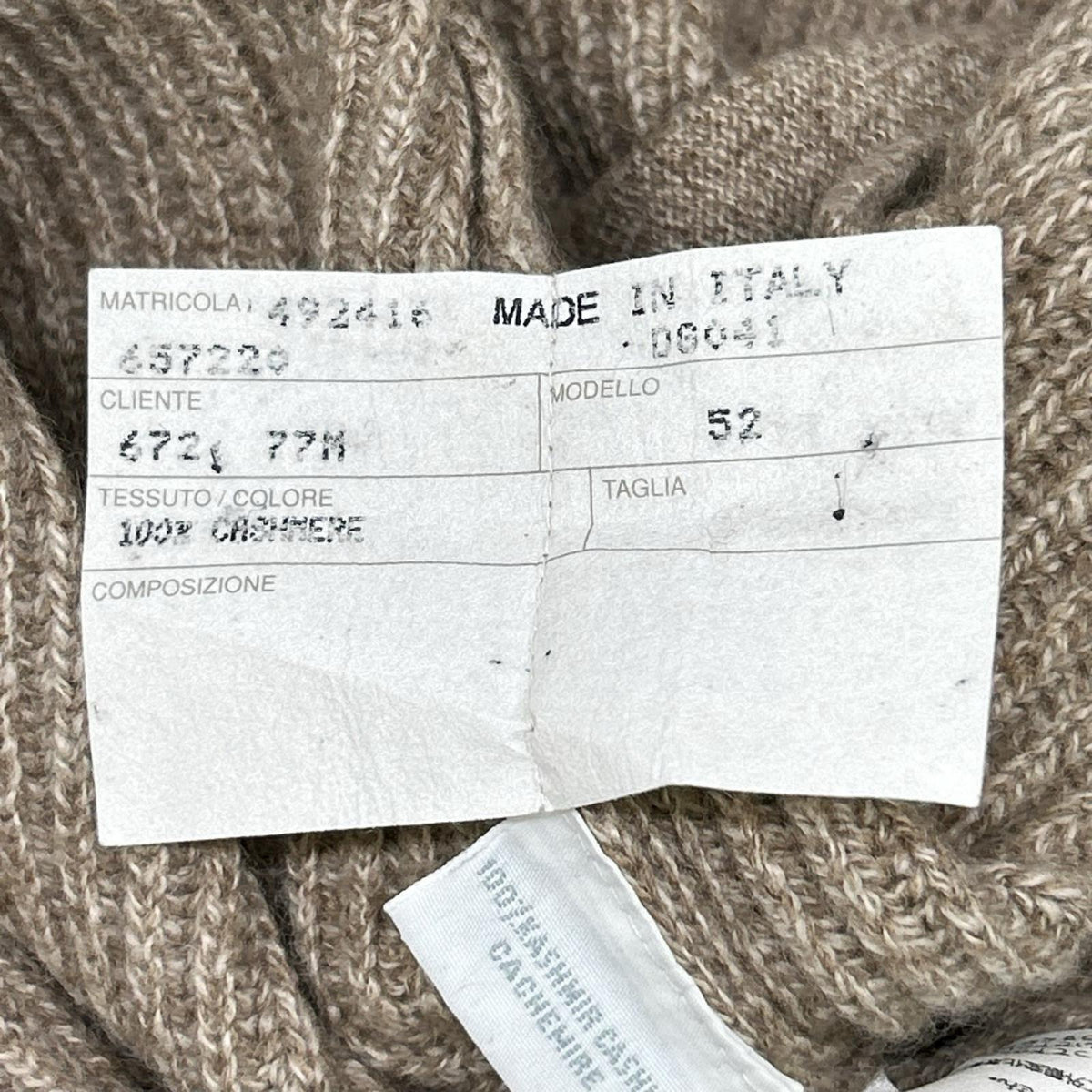 AGNONA アニオナ ベージュ カシミヤ ニット ベスト ベスト