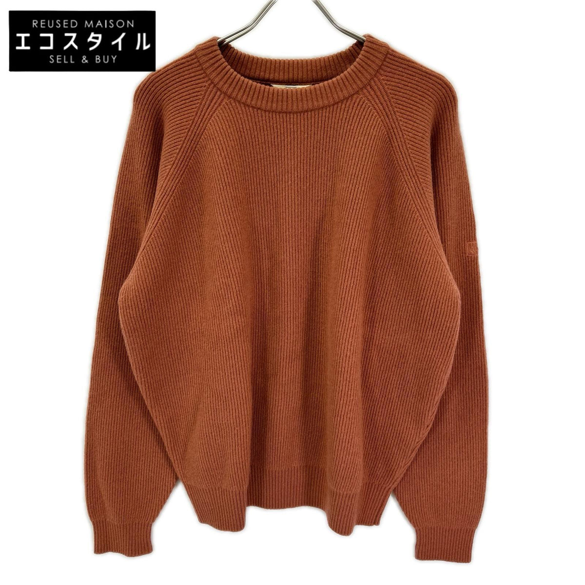 ZOY ゾーイ ピンク系 カシミヤ クルーネック ニット トップス