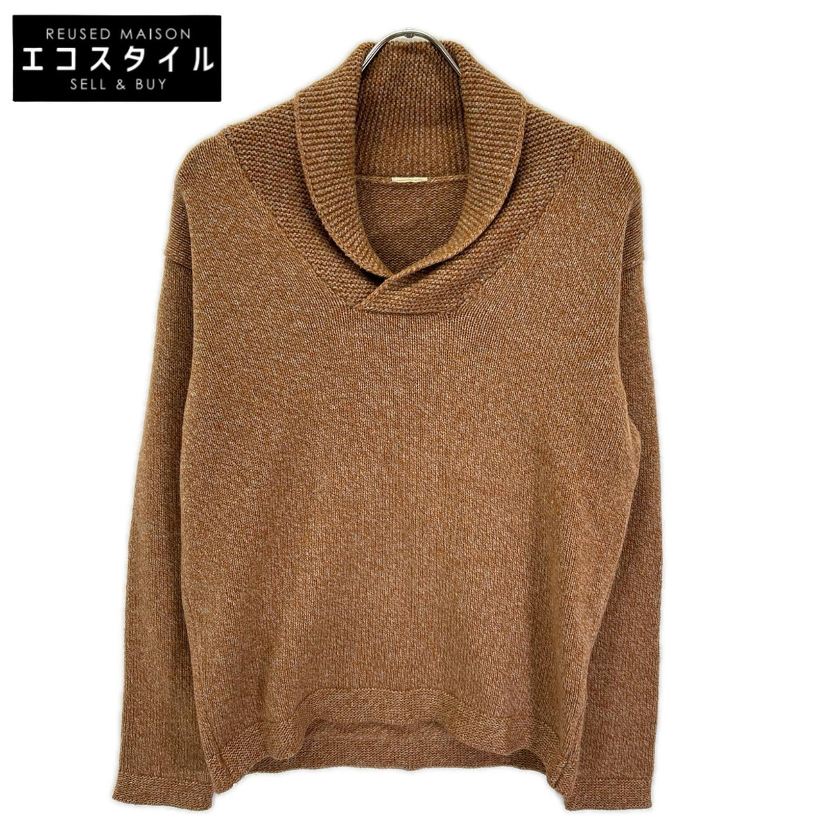 massimo alba マッシモアルバ ブラウン系 ウール×カシ×アンゴラ ショール ニット トップス