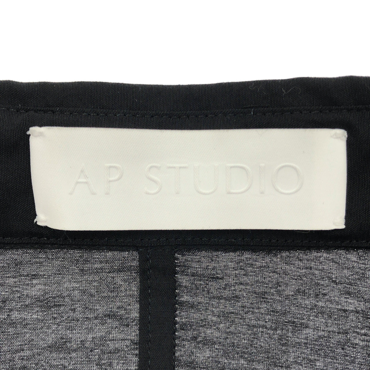 AP STUDIO エーピーストゥディオ 25-040-586-1020 ブラック リラクシングワンピース トップス