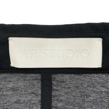 AP STUDIO エーピーストゥディオ 25-040-586-1020 ブラック リラクシングワンピース トップス