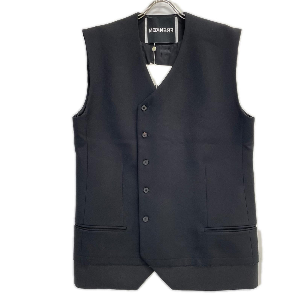 26-010-587-0015 Waistcoat Oversized ブラック コート ベスト