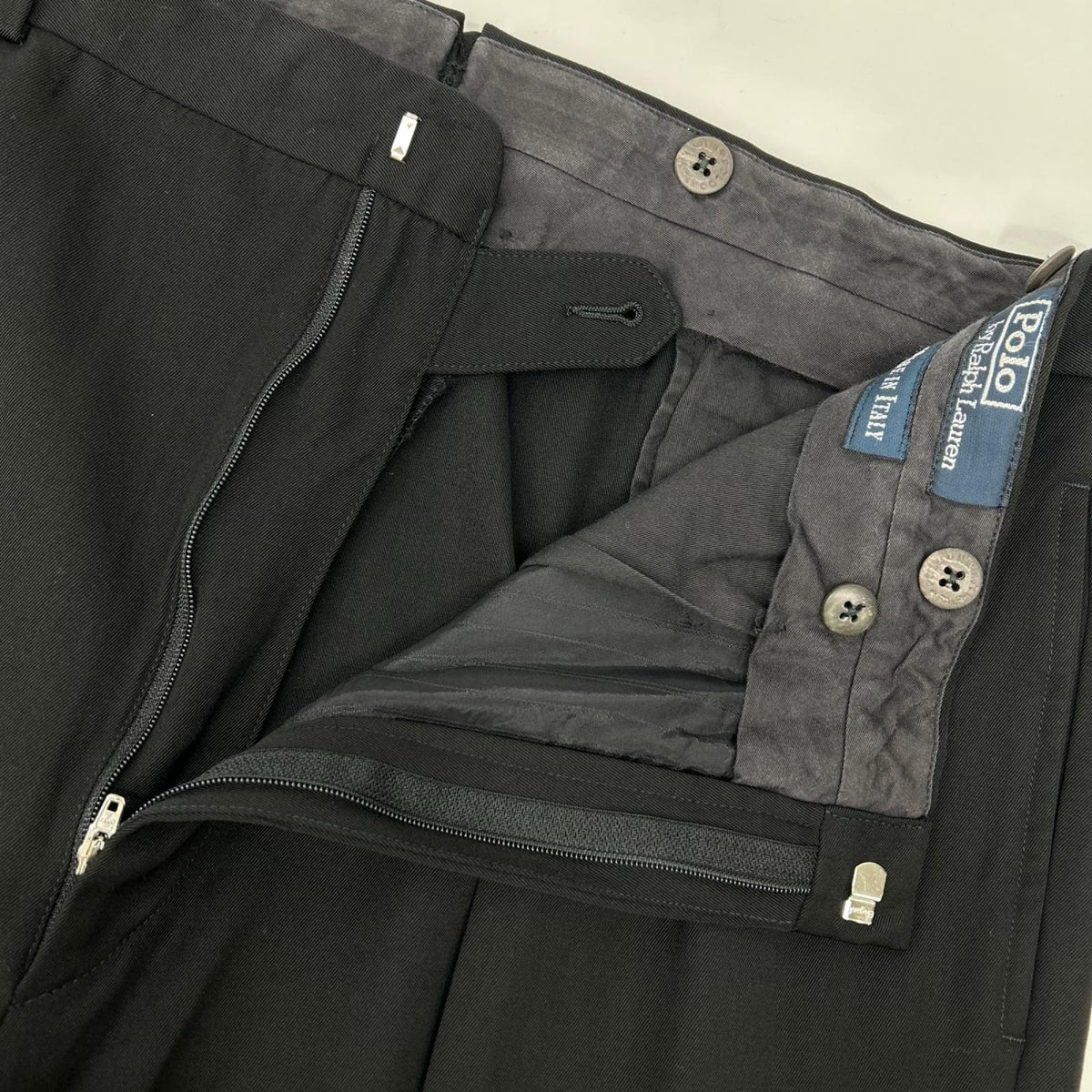 POLObyRalphLauren ポロラルフローレン ブラック ウール スラックス ボトムス