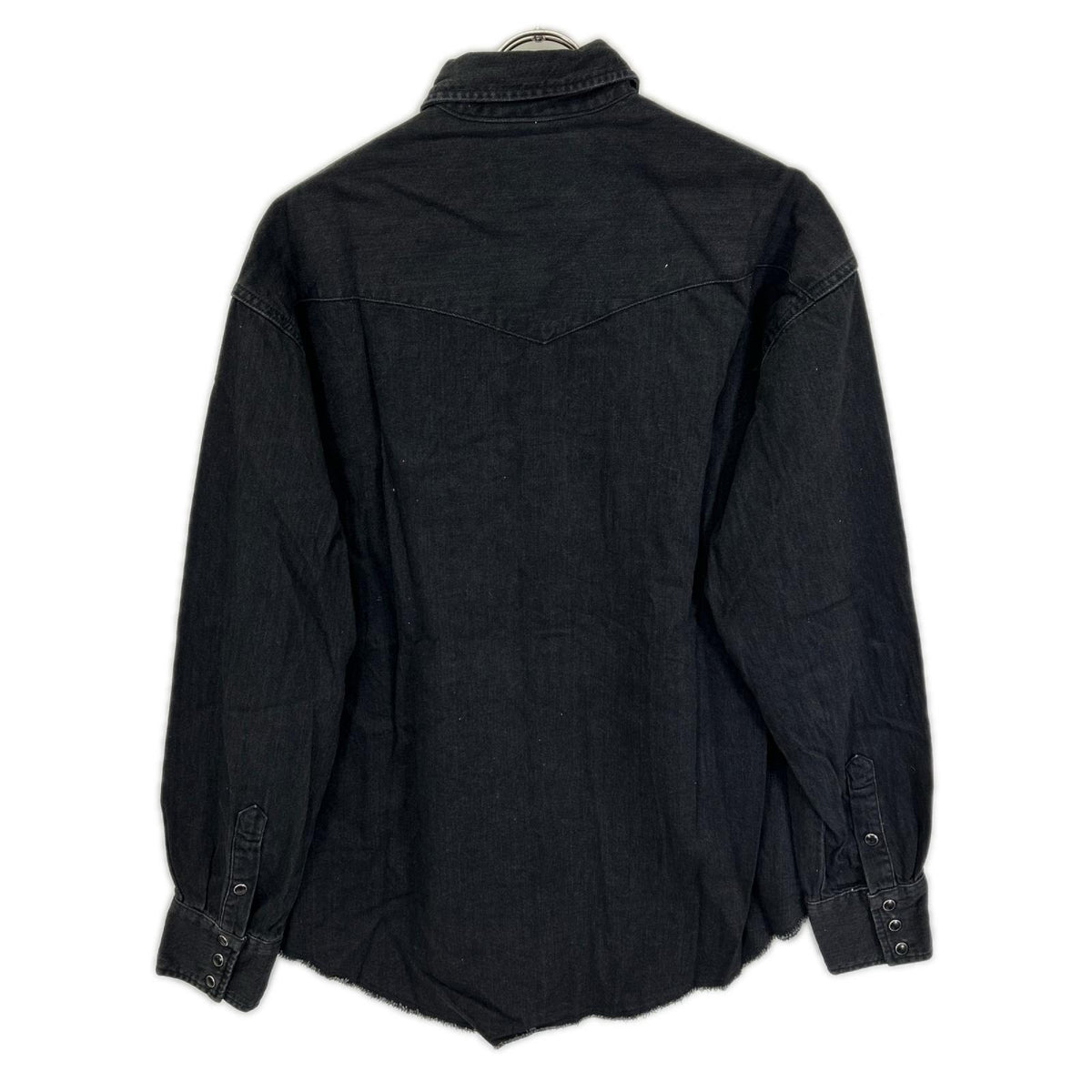 Wrangler ラングラー ×LECHOPPE WS9301 ブラック ウエスタンデニムシャツ トップス