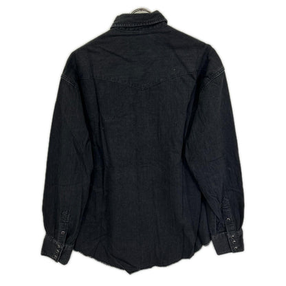 Wrangler ラングラー ×LECHOPPE WS9301 ブラック ウエスタンデニムシャツ トップス