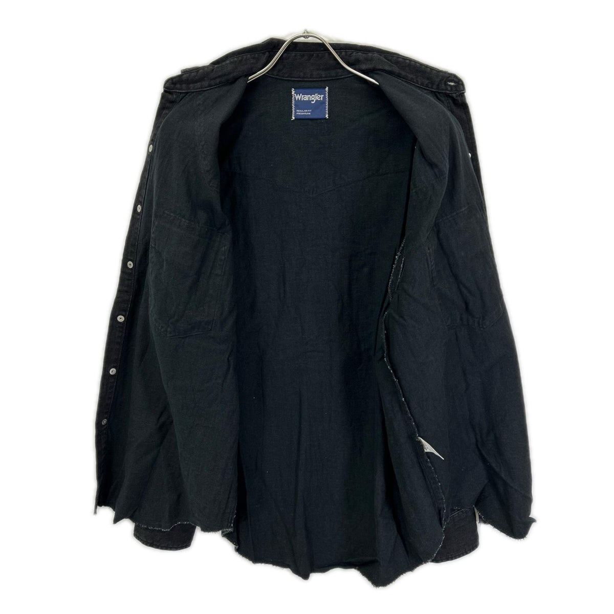 Wrangler ラングラー ×LECHOPPE WS9301 ブラック ウエスタンデニムシャツ トップス
