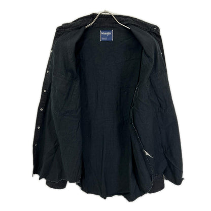 Wrangler ラングラー ×LECHOPPE WS9301 ブラック ウエスタンデニムシャツ トップス