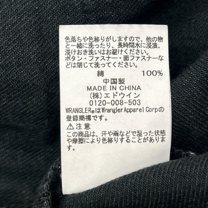Wrangler ラングラー ×LECHOPPE WS9301 ブラック ウエスタンデニムシャツ トップス