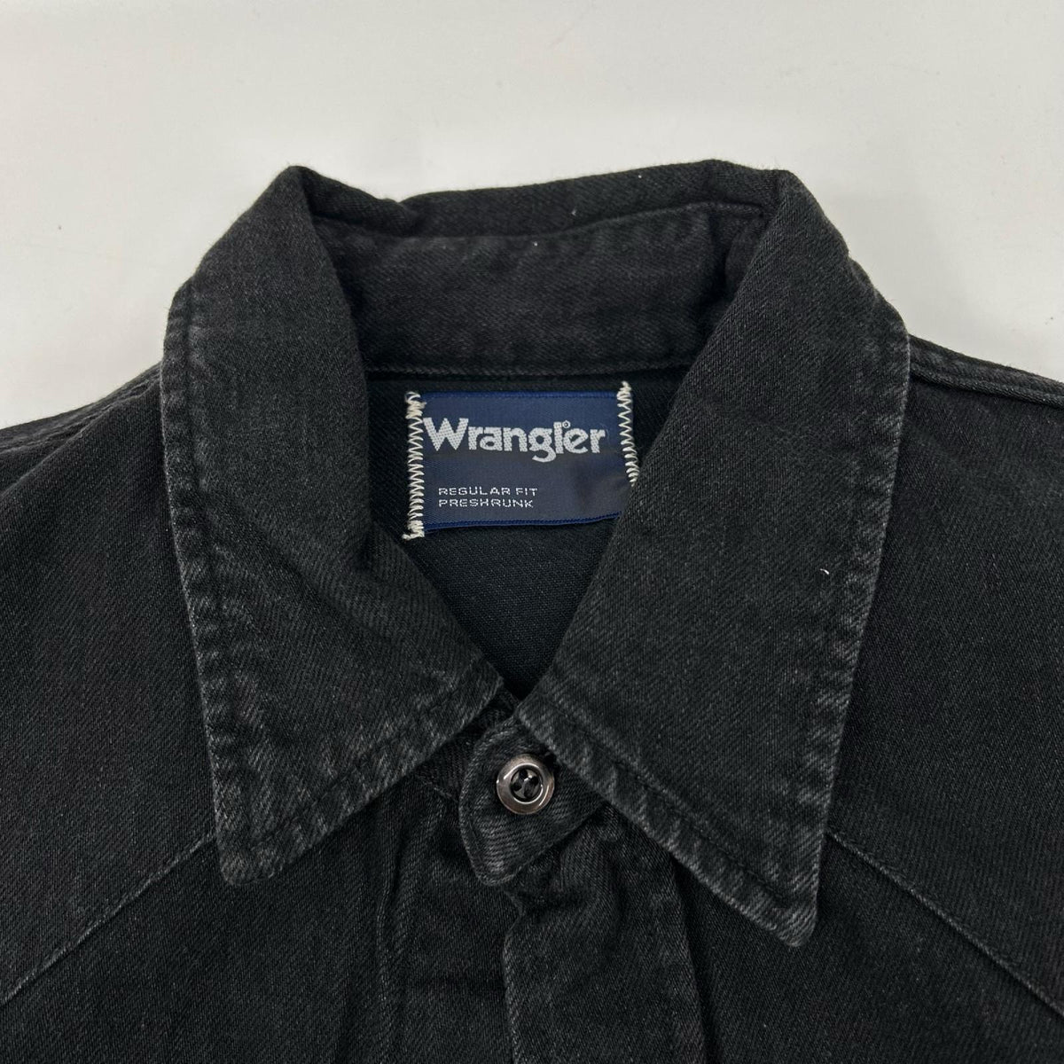 Wrangler ラングラー ×LECHOPPE WS9301 ブラック ウエスタンデニムシャツ トップス