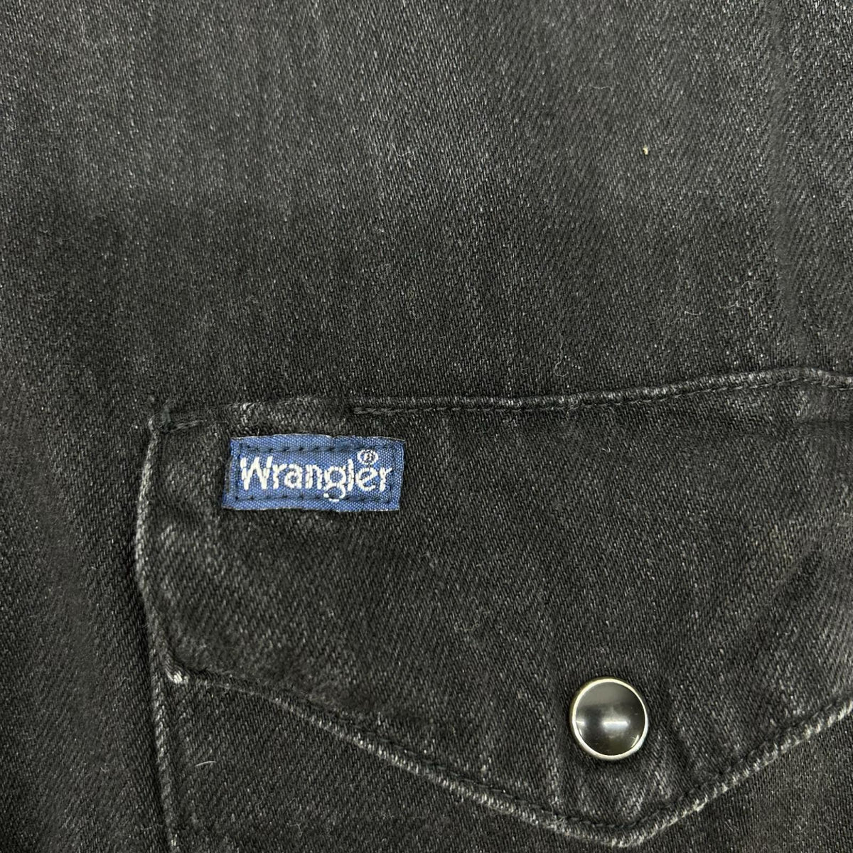 Wrangler ラングラー ×LECHOPPE WS9301 ブラック ウエスタンデニムシャツ トップス