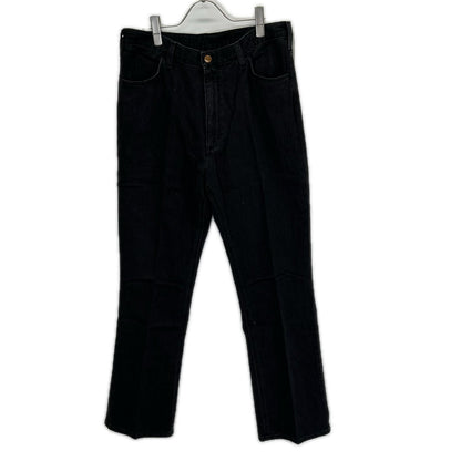 Wrangler ラングラー ×LECHOPPE WS0158 ブラック デニム ストレートパンツ ボトムス