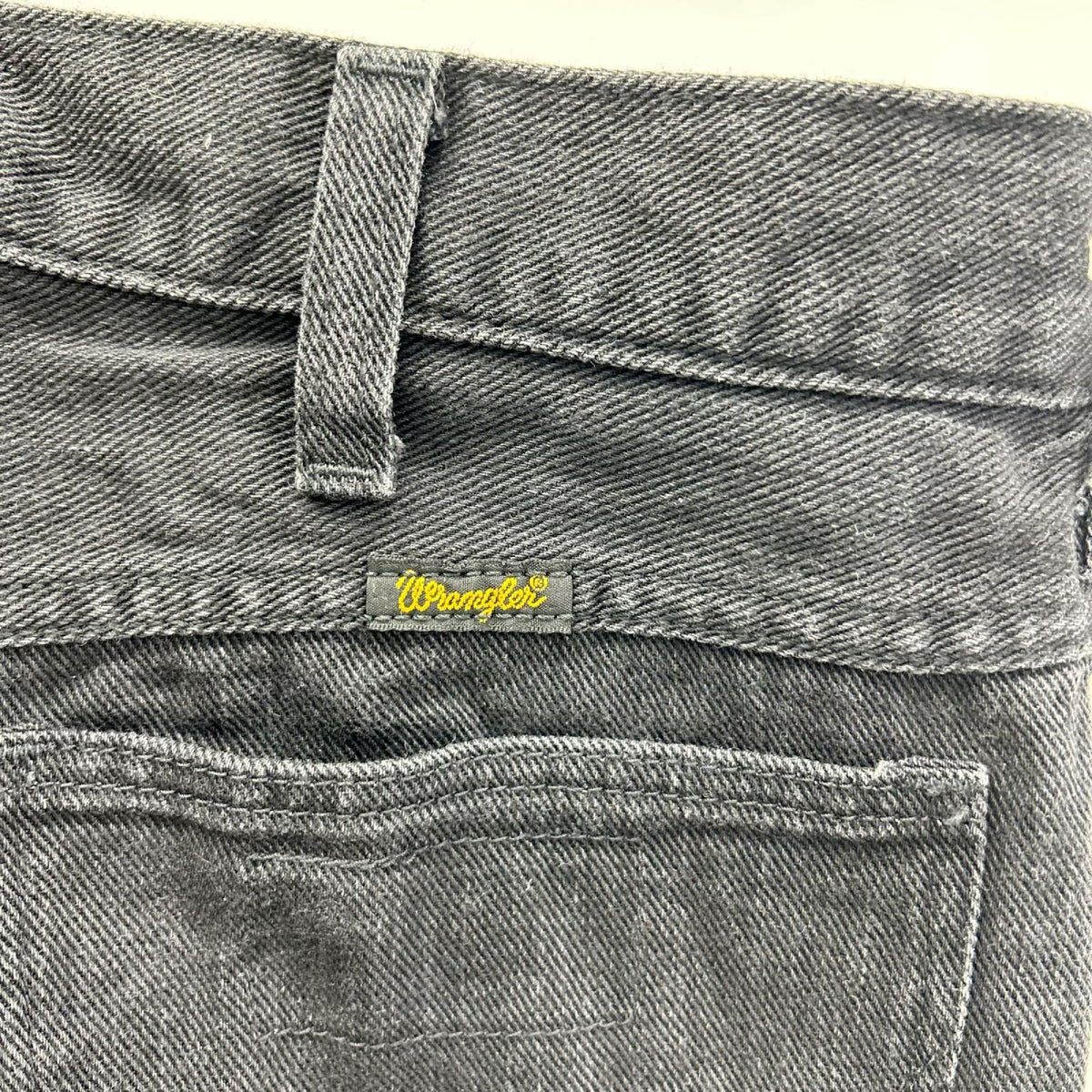 Wrangler ラングラー ×LECHOPPE WS0158 ブラック デニム ストレートパンツ ボトムス