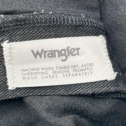 Wrangler ラングラー ×LECHOPPE WS0158 ブラック デニム ストレートパンツ ボトムス